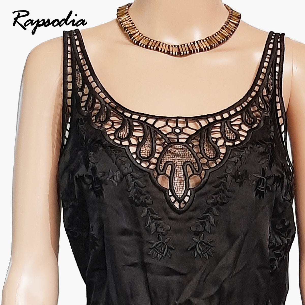 Vestido Rapsodia Zaira Corto Negro