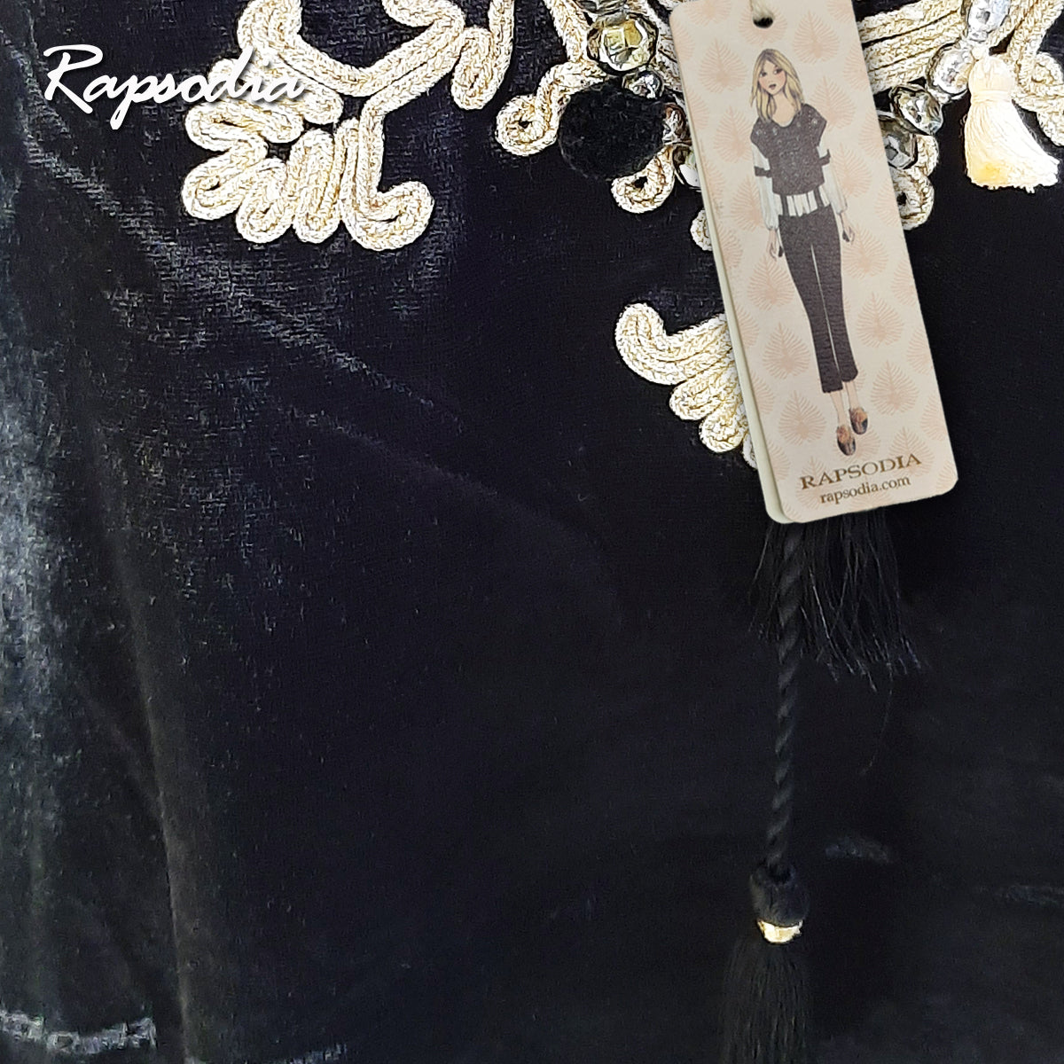 Vestido Rapsodia Zhara Aberdeen Negro