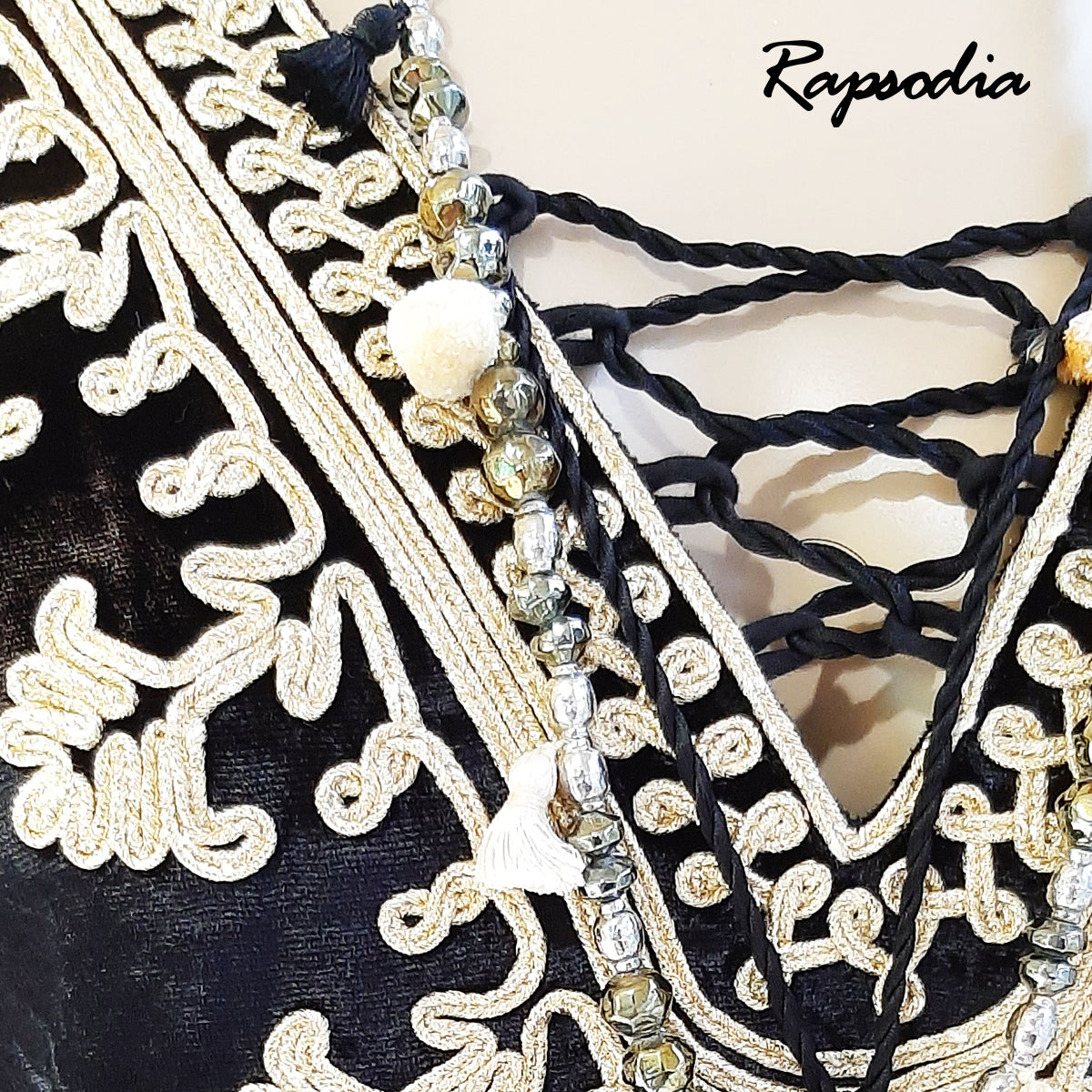 Vestido Rapsodia Zhara Aberdeen Negro