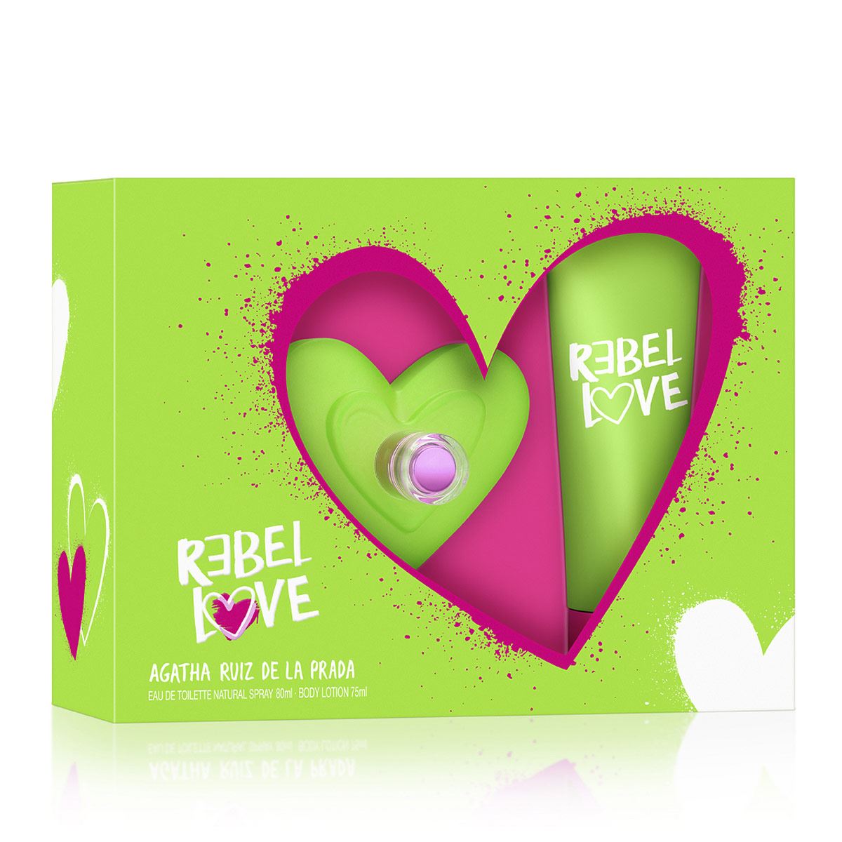 Rebel Love Estuche EDT 80ML + 75ML Body Lotion Agatha Ruiz de la Prada