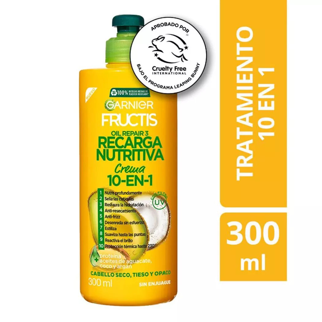 CREMA 10EN1 RECARGA NUTRITIVA 300ML