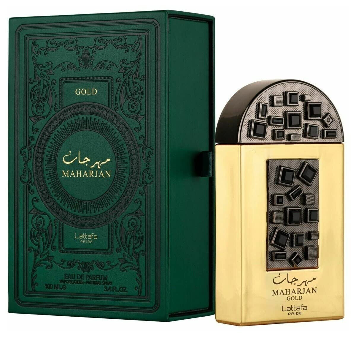 Pride Maharjan Gold 100Ml Edp Unisex Lattafa Perfume-INSPIRADO EN FULL INCENSE MONTALE