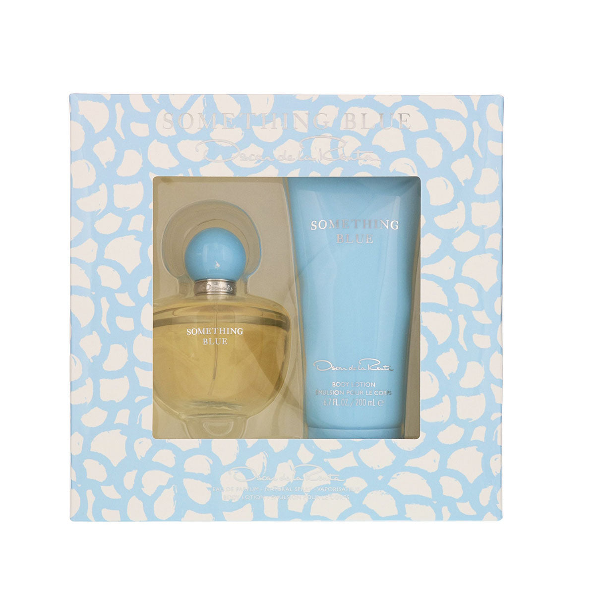 Oscar Something Blue 2Pc Set 3.4Oz Edp Sp + 6.7Oz B/Lotion (L) .