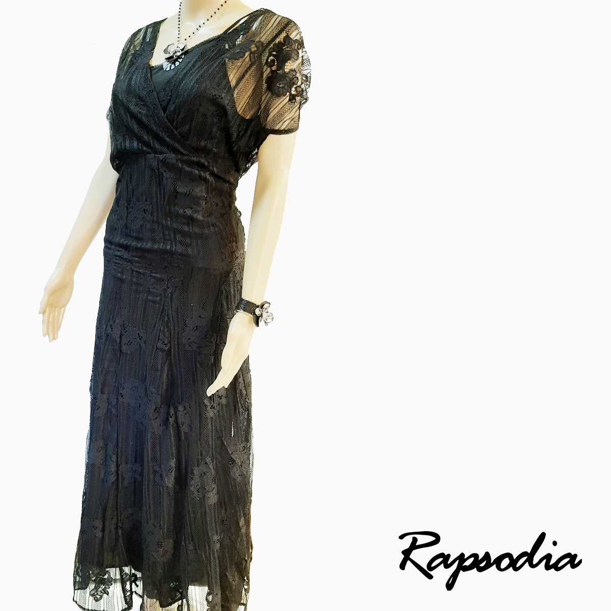 Vestido Rapsodia Foluke Negro
