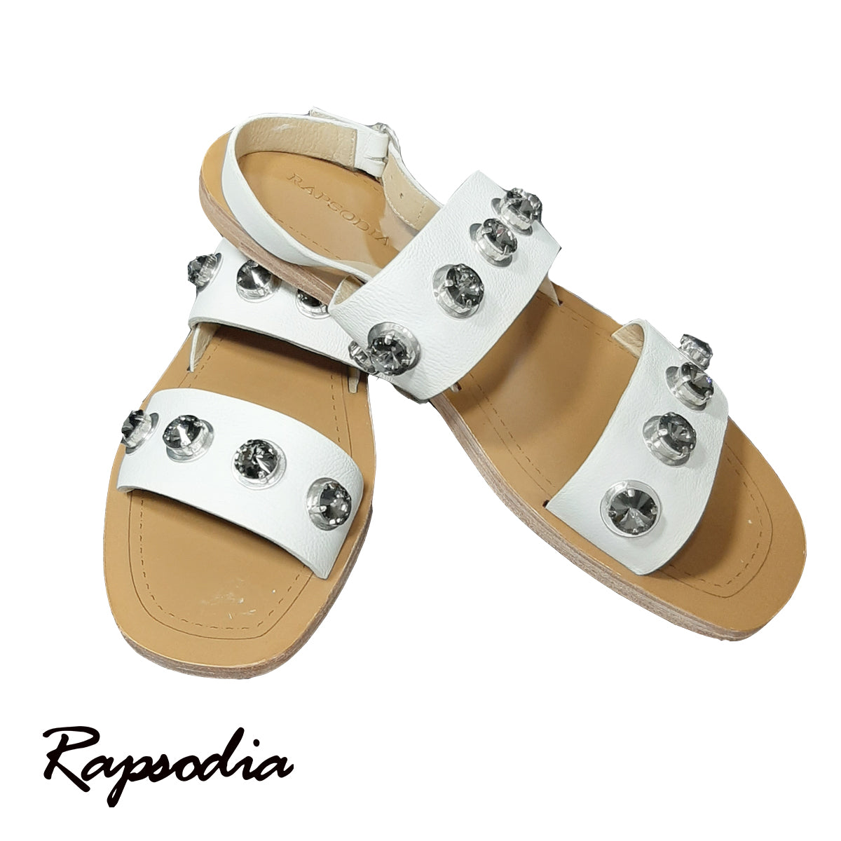 SANDALIAS RAPSODIA ELEY BLANCO (BAJITAS)