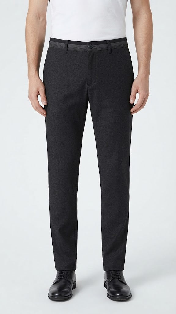 Pantalon Negro Selected Hombre 4059