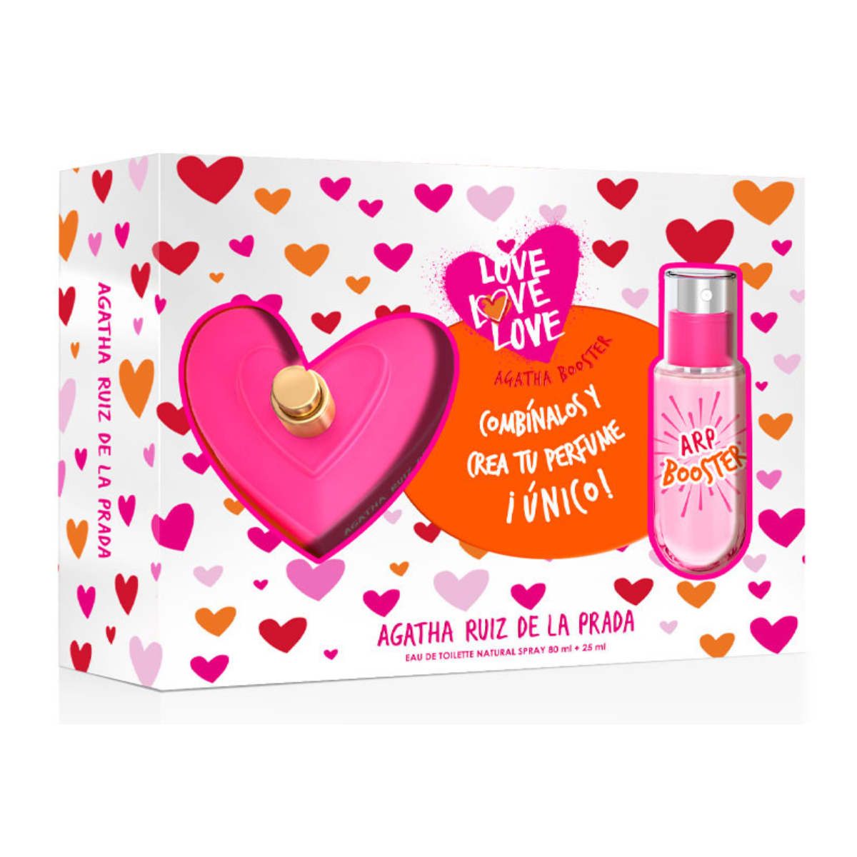 Estuche Love Love Love Agatha Edt 80Ml+ Booster 25Ml Mujer