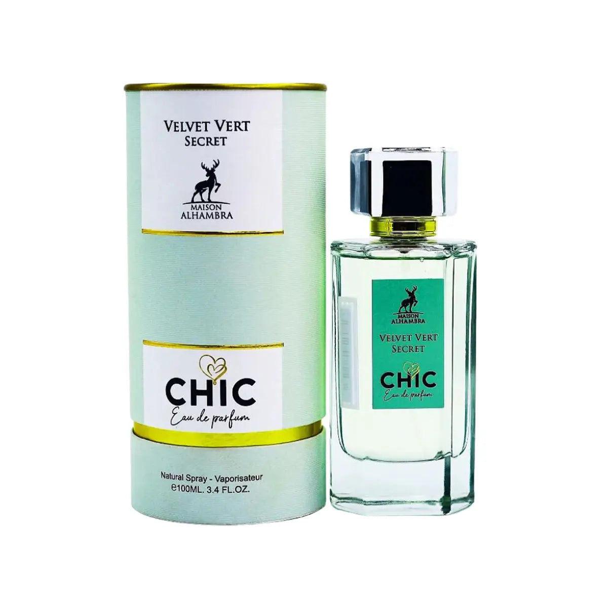 Chic Velvet Vert Secret Edp 100Ml Maison Alhambra Mujer- Inspirado en First Love de Victorias Secret