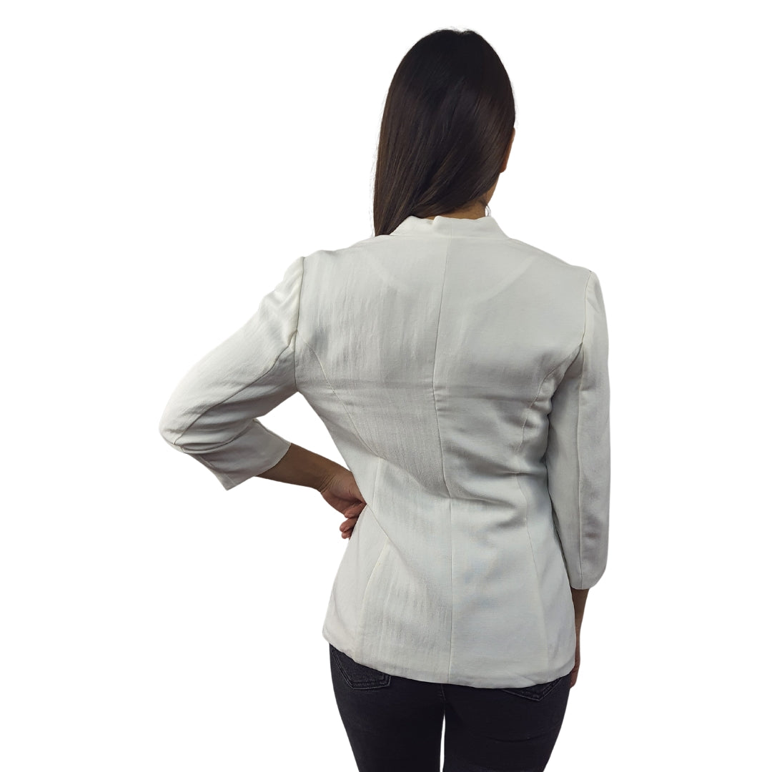 Blazer Vero Moda Blanco Style RITA 3/4 BLAZER(VMC-MM)