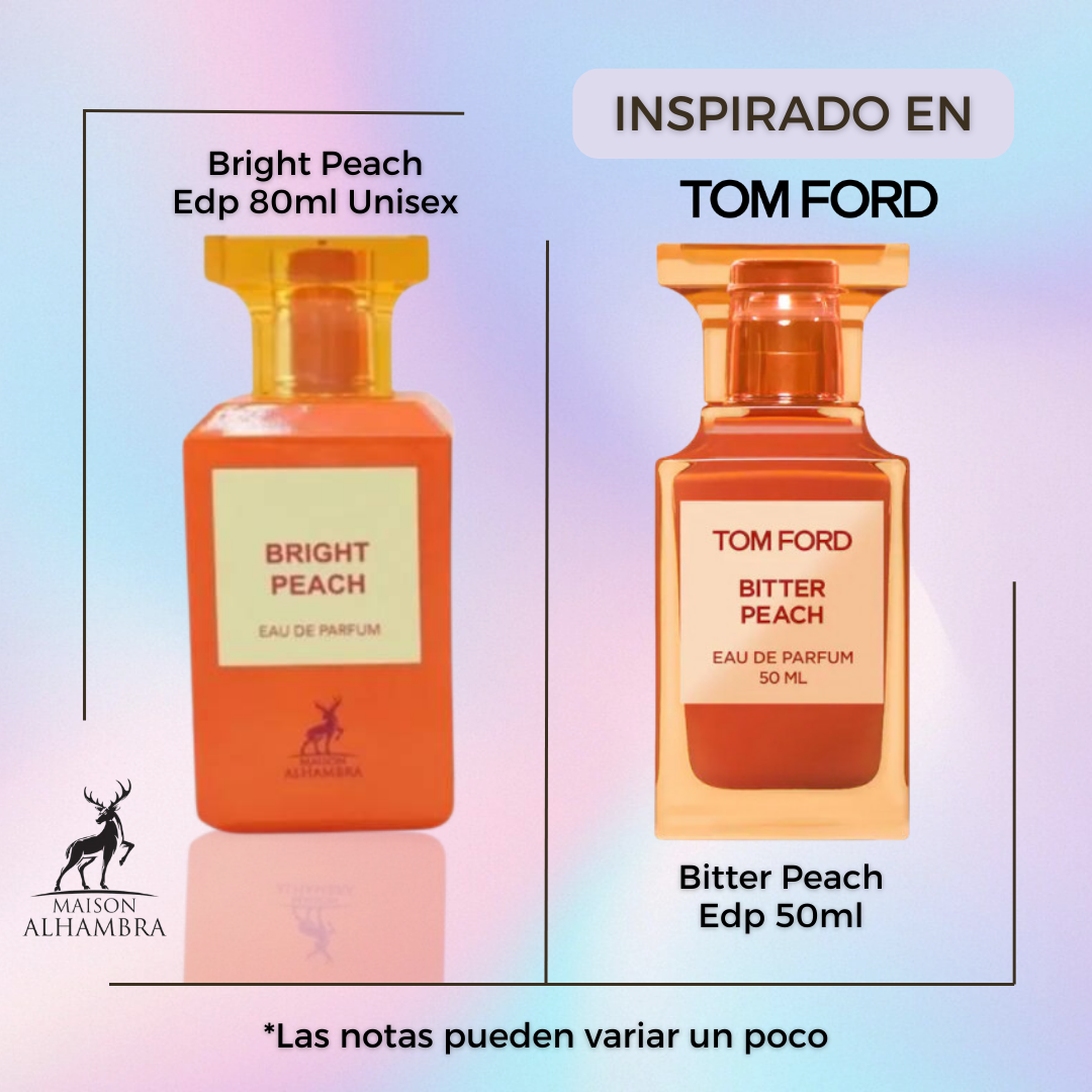 Bright Peach Maison Alhambra Edp 80ML Unisex- Inspirado En Bitter Peach De Tom Ford