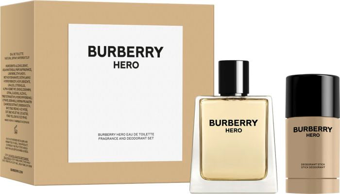 Estuche Burberry Hero Edt 100ML+75g Deodorant stick Hombre
