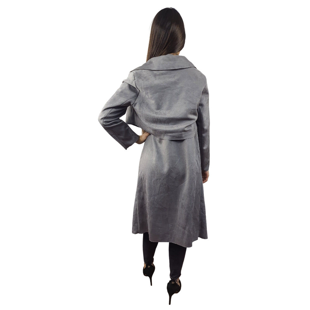 Blazer Vero Moda Gris Style ELIEEN L/S COAT(VMC-FL)