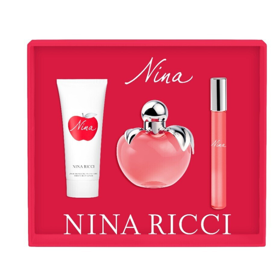 Estuche Nina Ricci Edt 80ML+10ML+75ML B/L Mujer