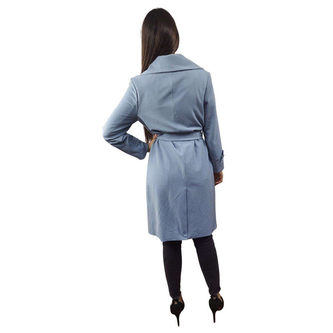 Blazer Vero Moda Azul Claro Style STRING L/S COAT(VMC-NC)