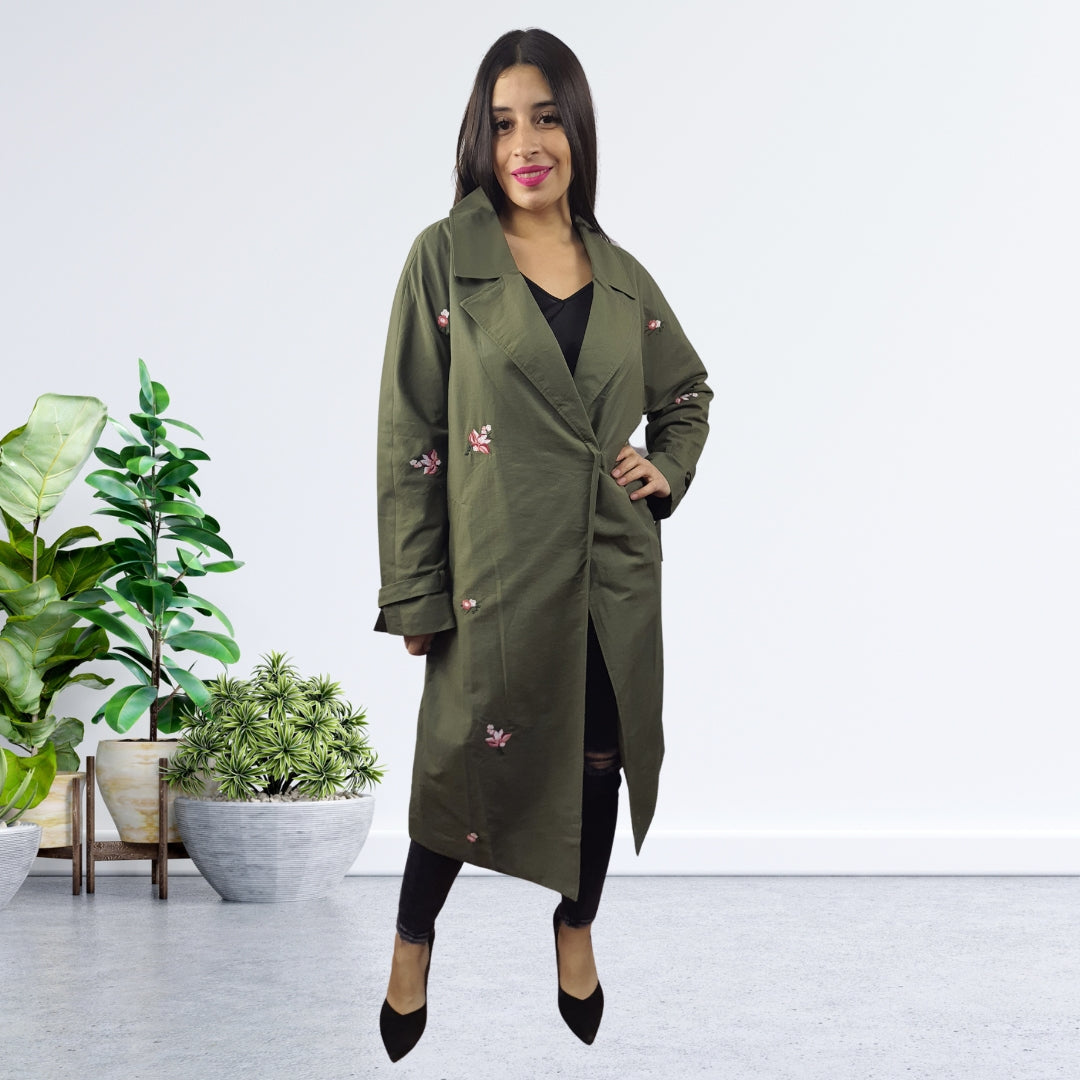 Blazer Vero Moda Verde Style JUDY L/S COAT(NR)