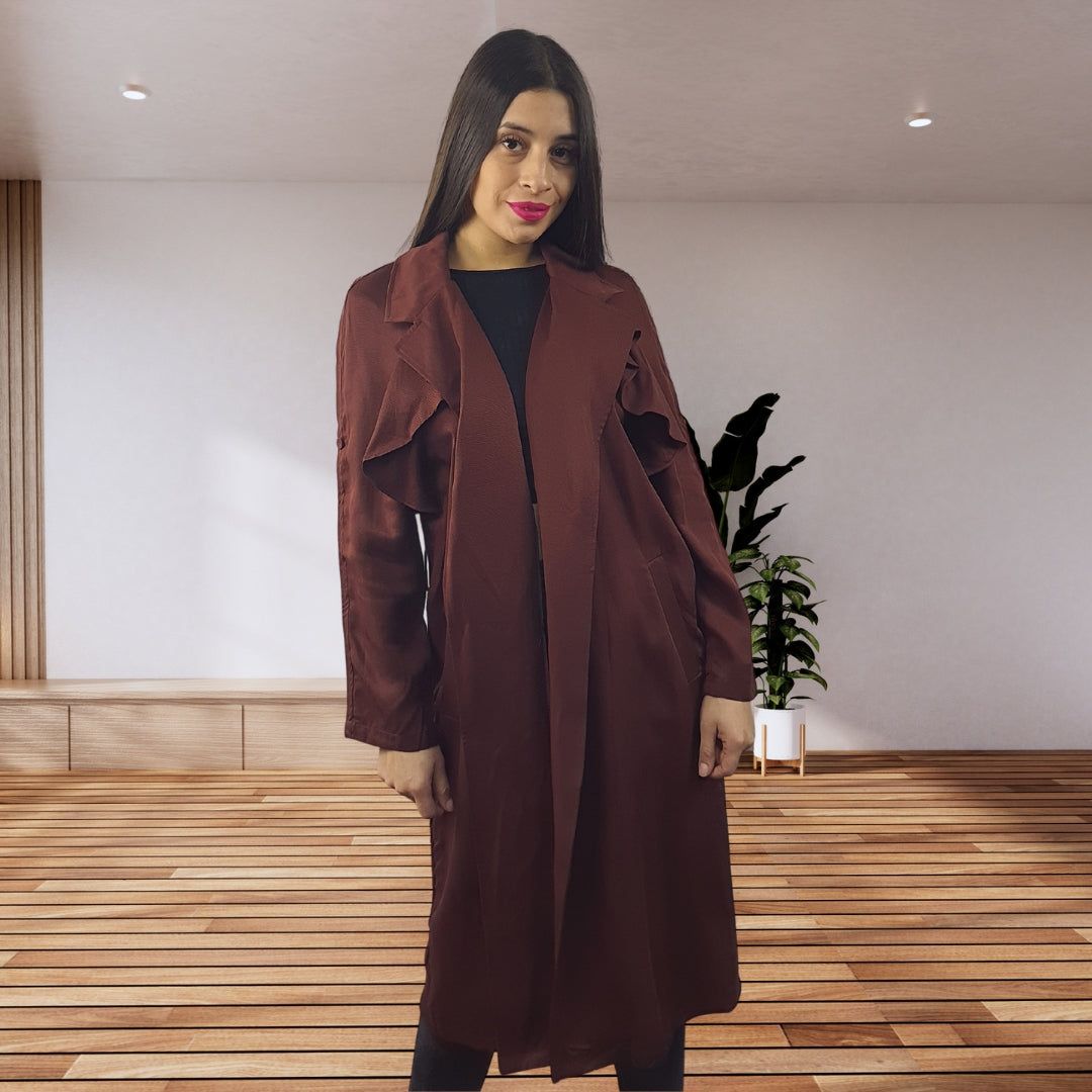 Blazer Vero Moda Marron Style CALVIN L/S COAT(VMC-DR)