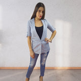 Blazer Vero Moda Azul  Style PEACH DENIM BLAZER(NN)