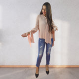 Blusa Vero Moda Rosado Style NIKI L/S SHIRT(VMC-DR)