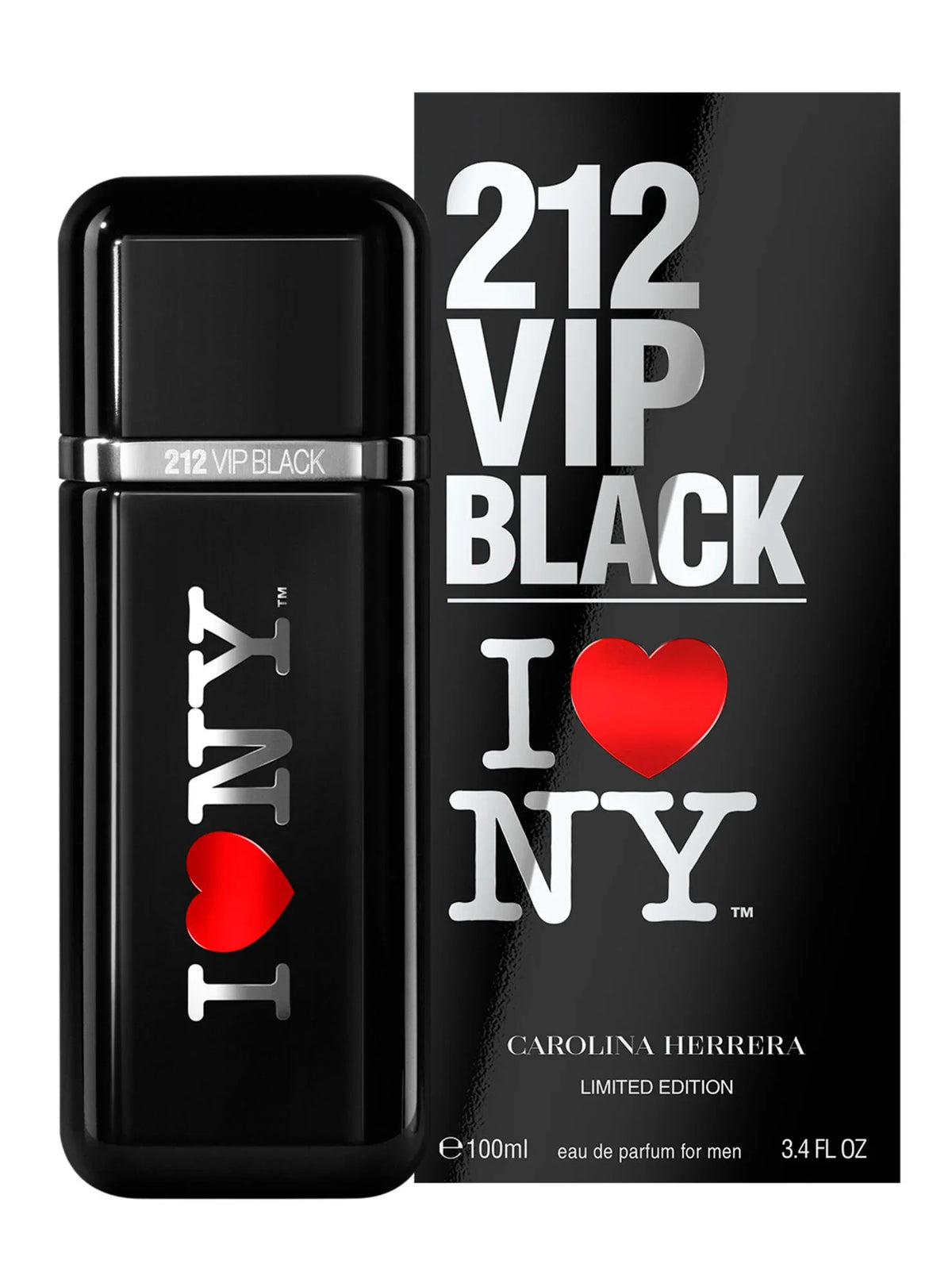 212 Vip Black I Love NY Carolina Hererra Edp 100ML Hombre