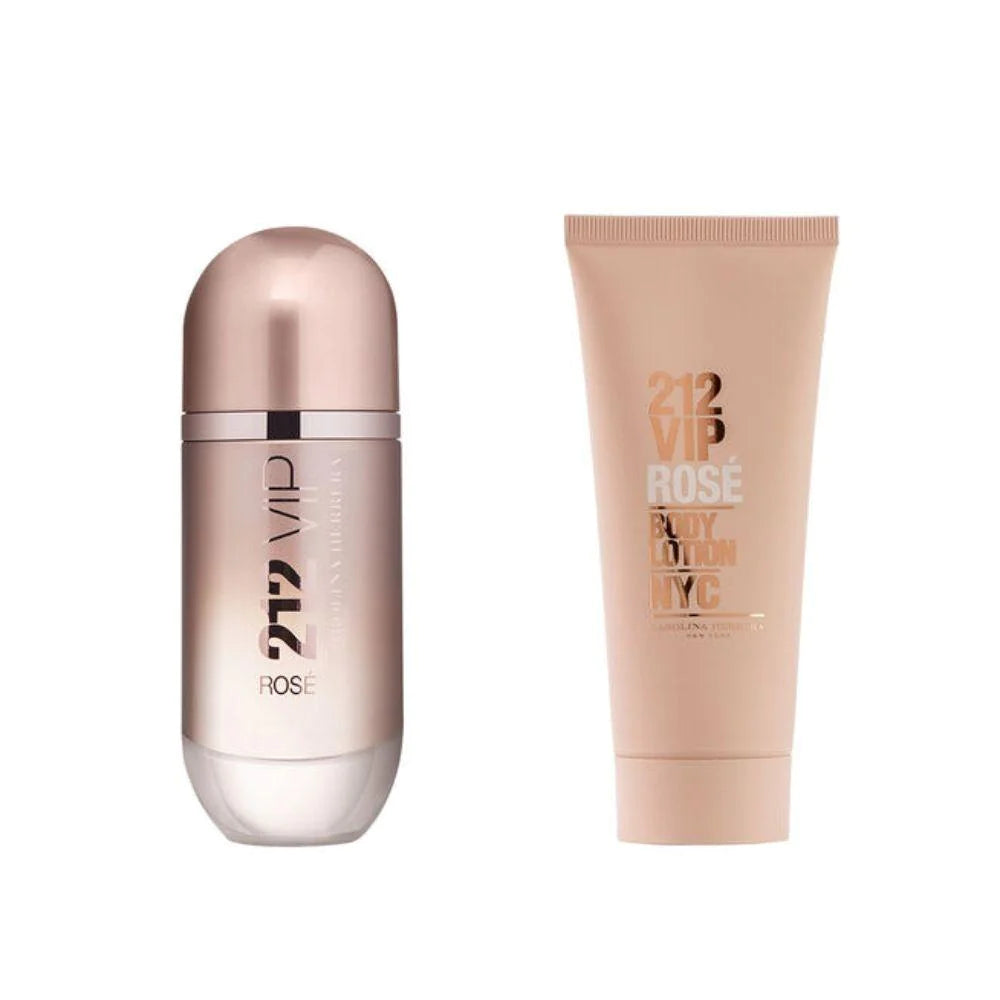 Estuche 212 Vip Rose Carolina Herrera Edp 80Ml+100Ml B/L Mujer