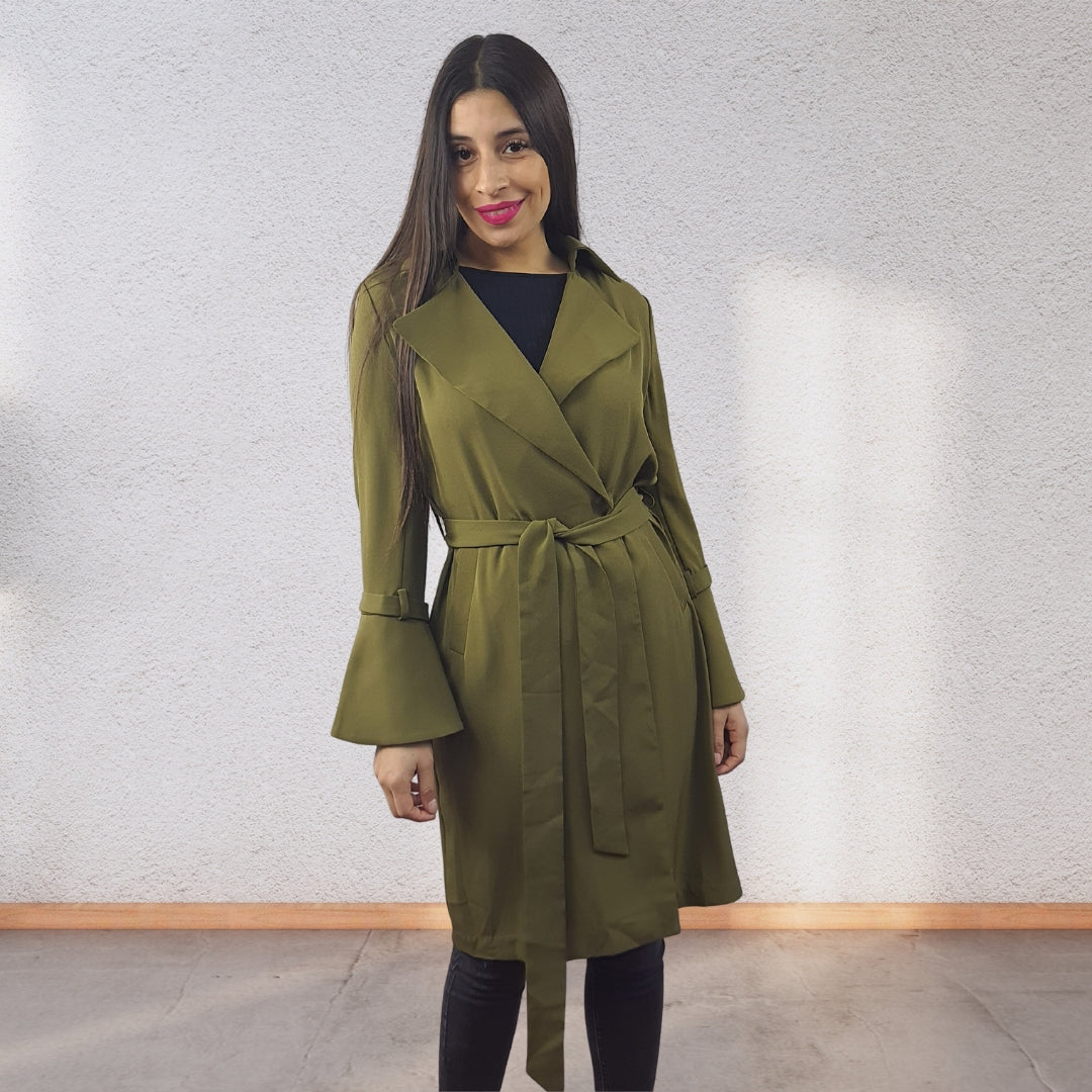 Blazer Vero Moda Verde Oscuro Style KINO L/S COAT(VMC-NC)