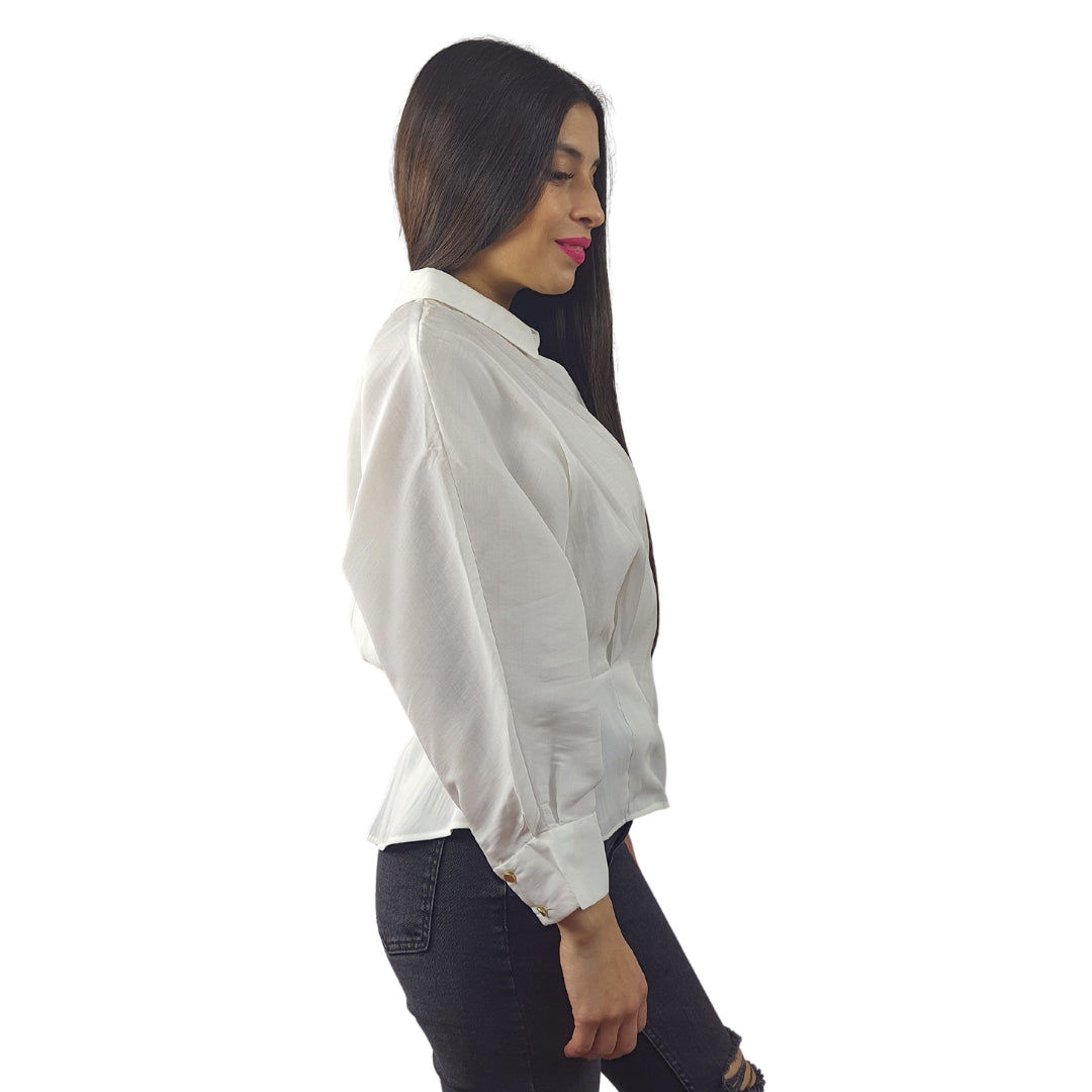 Blusa Vero Moda Blanco Style IRELAND 3/4 SHIRT(RN)