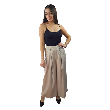 Pantalon Vero Moda Beige Style BERTHA SOFT 9/10 WIDE PANTS(NR)