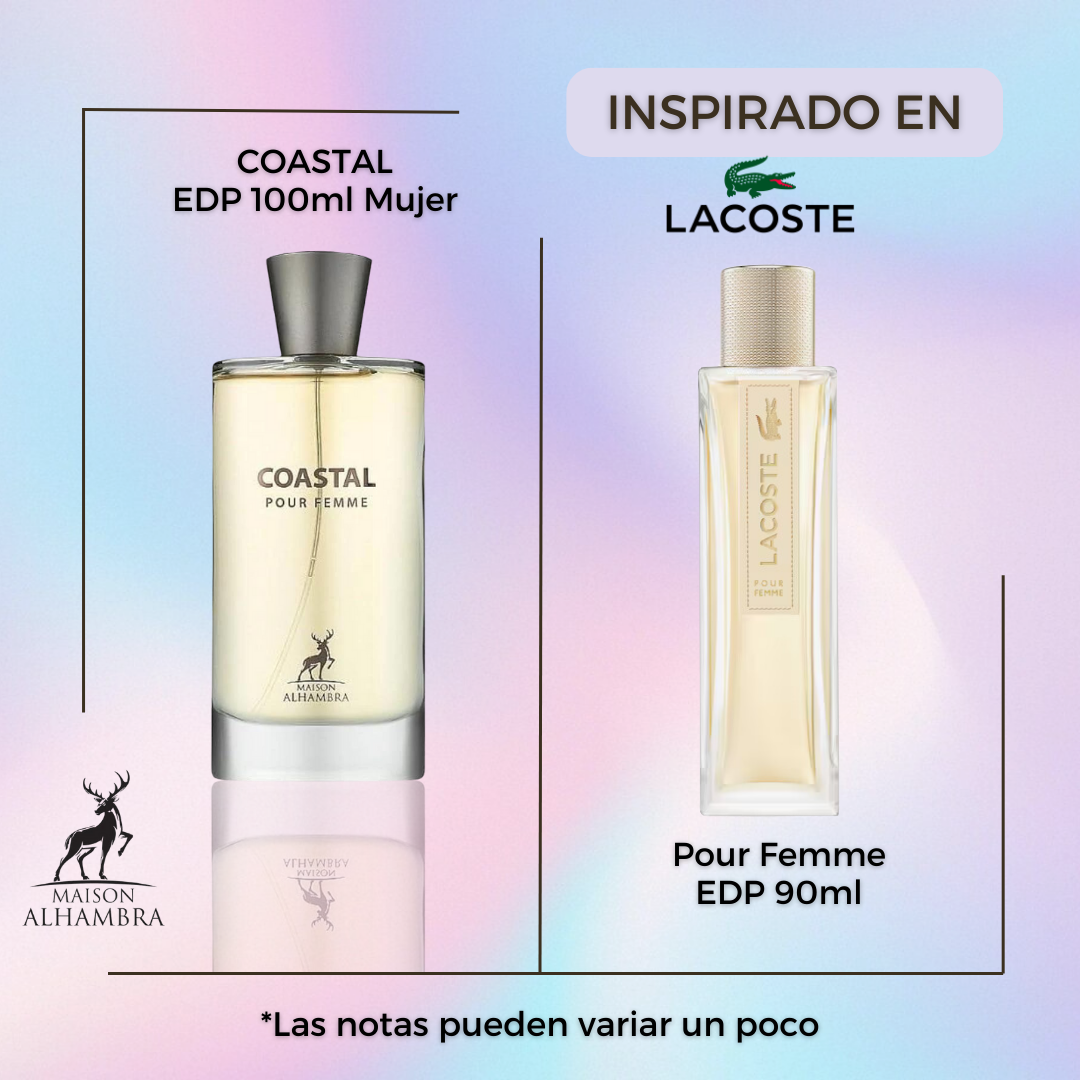 Coastal Pour Femme Edp 100Ml Mujer Maison Alhambra Perfume-Inspirado en Lacoste Pour Femme Lacoste