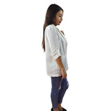 Blazer Vero Moda Blanco Style VICKY 7/8 BLAZER(SL)