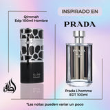 Qimmah Lattafa Edp 100Ml Hombre- Inspirado en Prada L homme
