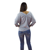 Camisa Vero Moda Azul  Style MAY 3/4 SHIRT(TP)