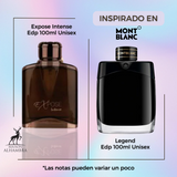 Expose Intense 100Ml Unisex Edp Maison Alhambra Perfume- Inspirado En Legend Edp Hombre