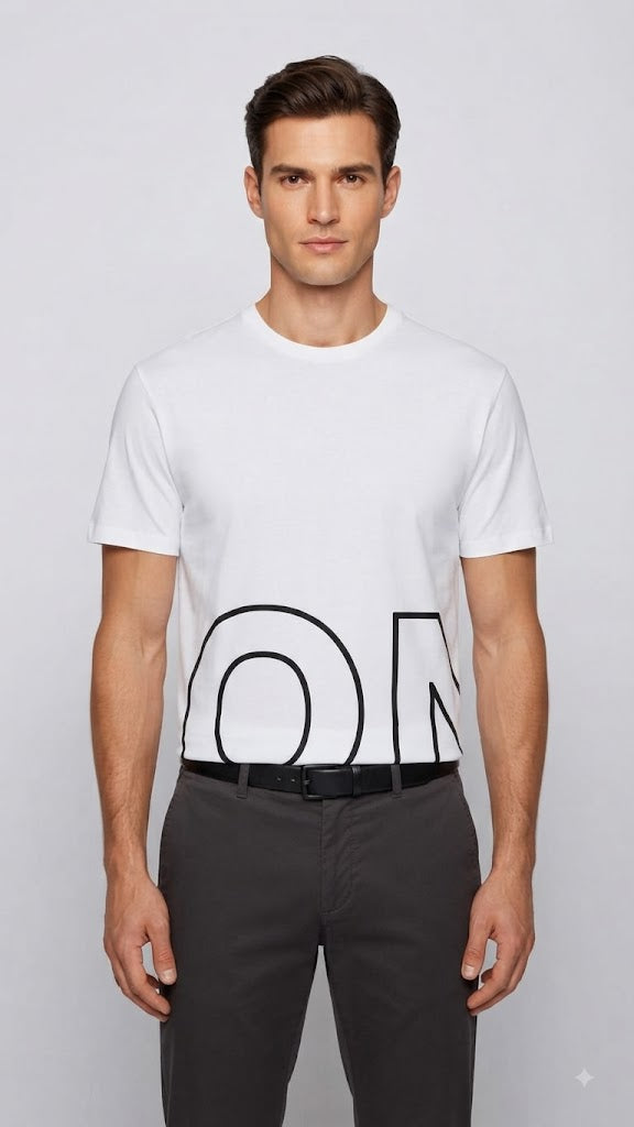 Polera Blanca Selected Hombre 1918