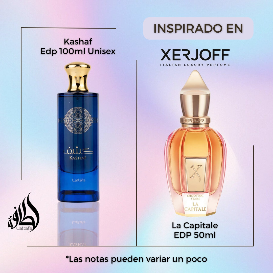 Kashaf Lattafa 100Ml Edp Unisex- Inspirado en La Capitale