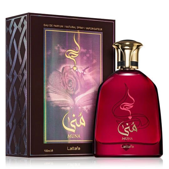 Muna Lattafa 100Ml Edp Unisex-Inspirado en COACH WILD ROSE - COACH