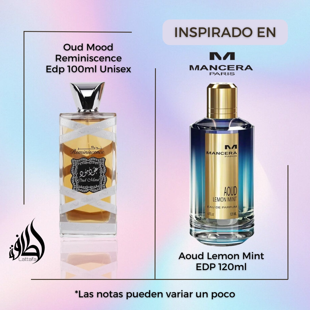 Oud Mood Reminiscence 100Ml Edp Unisex Lattafa Perfume