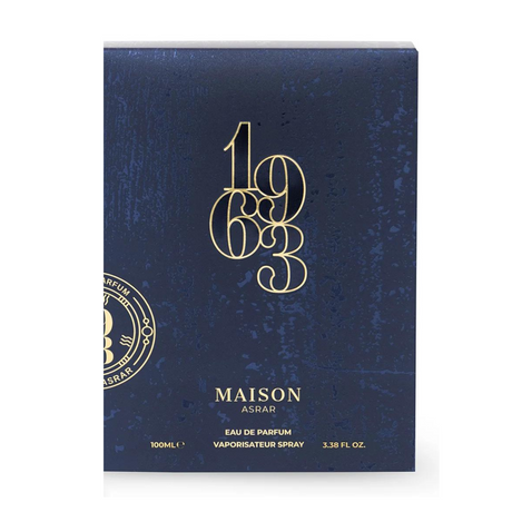 1963 Maison Asrar Edp 100ML Hombre- Inspirado en The One for Men Eau de Parfum Dolce&Gabbana