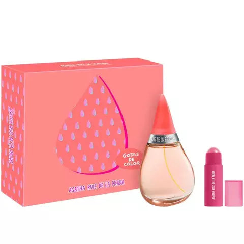 Estuche Gotas De Color Agatha Ruiz De La Prada Edt 100Ml + 5g Mujer