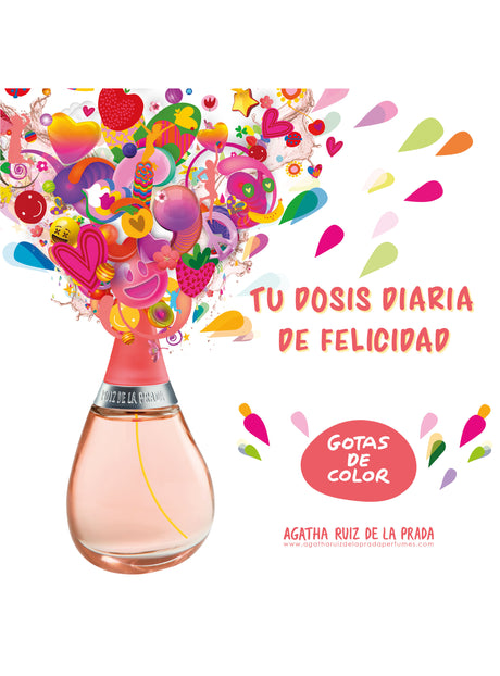 Estuche Gotas De Color Agtha Ruiz De La Prada Edt 100ml + 15g Balsamo Labial