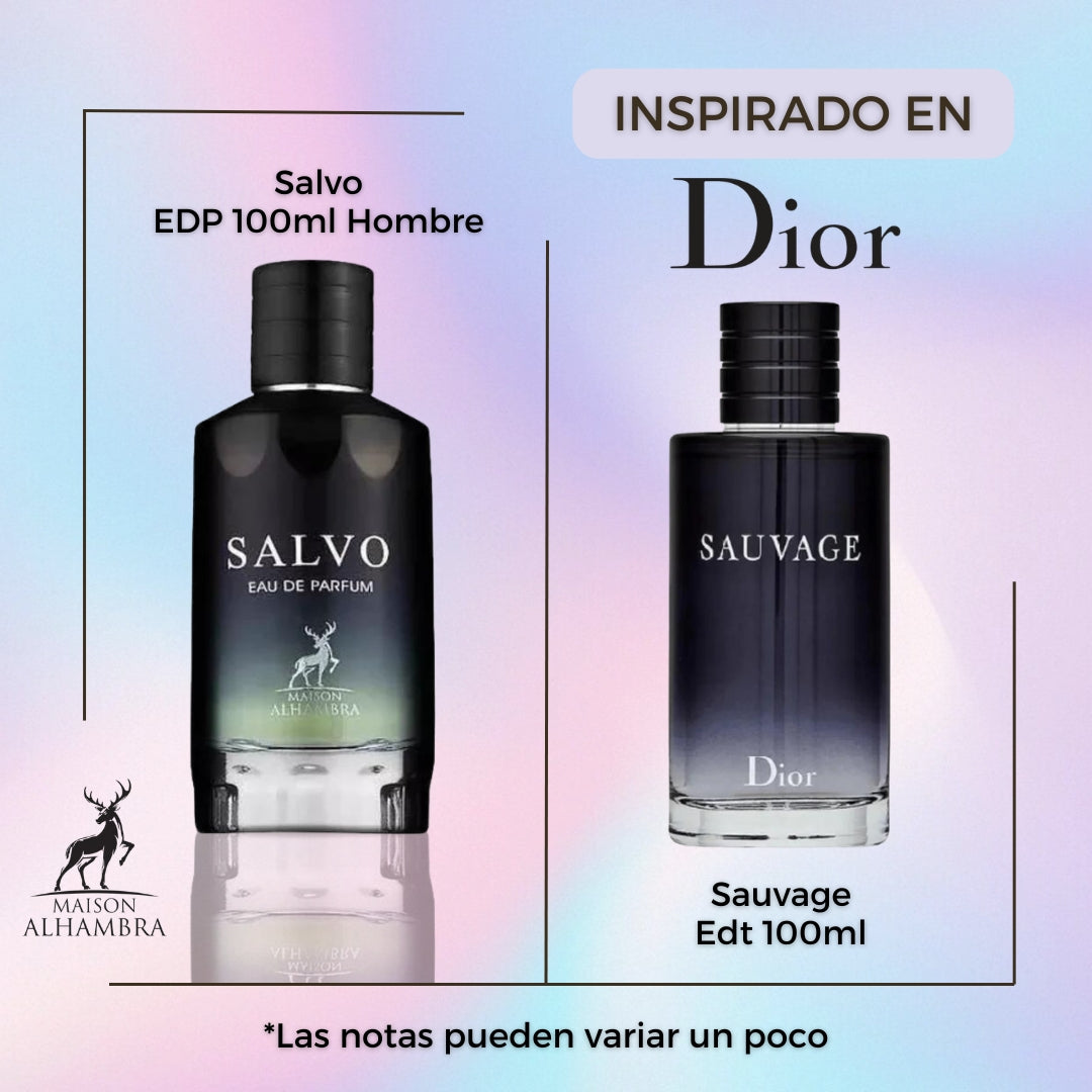 Maison Alhambra Salvo EDP 100ml Hombre - Inspirado En Sauvage De Dior