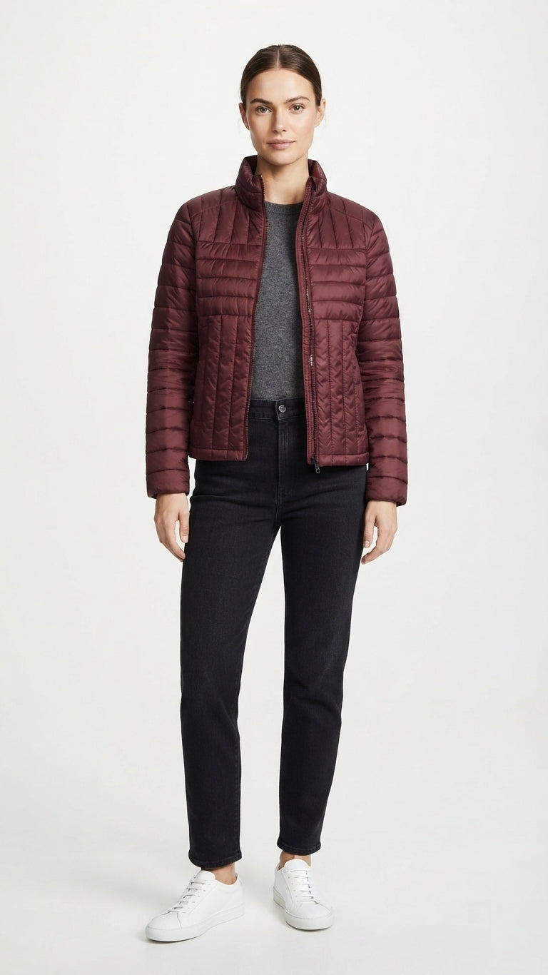 Chaqueta  Selected Rojo Oscuro Mujer 5469