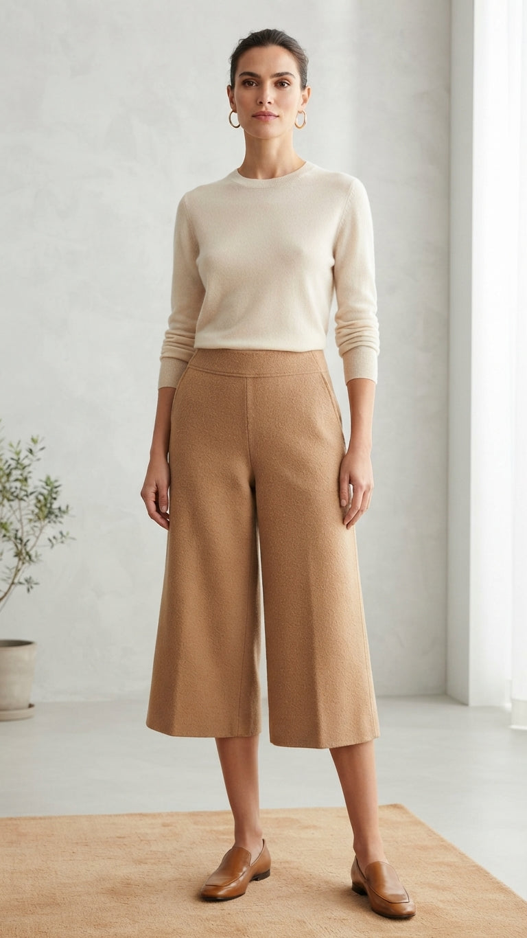 Pantalon Marrón Selected Mujer 7920