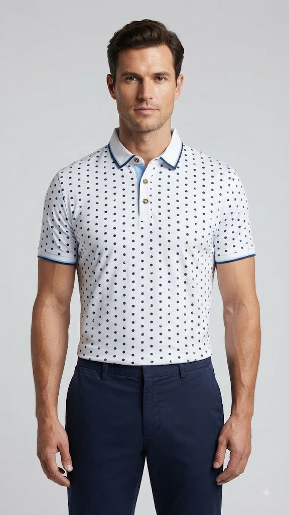 Polera Blanca Selected Hombre 0479