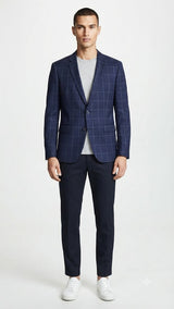 Blazer Selected Azul Medianoche  Hombre