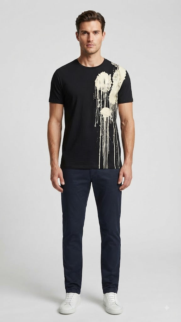 Polera Negra Selected Hombre 9464