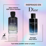 Salvo Intense Maison Alhambra Edp 100ML Hombre- Inspirado En Sauvage Edp De Dior