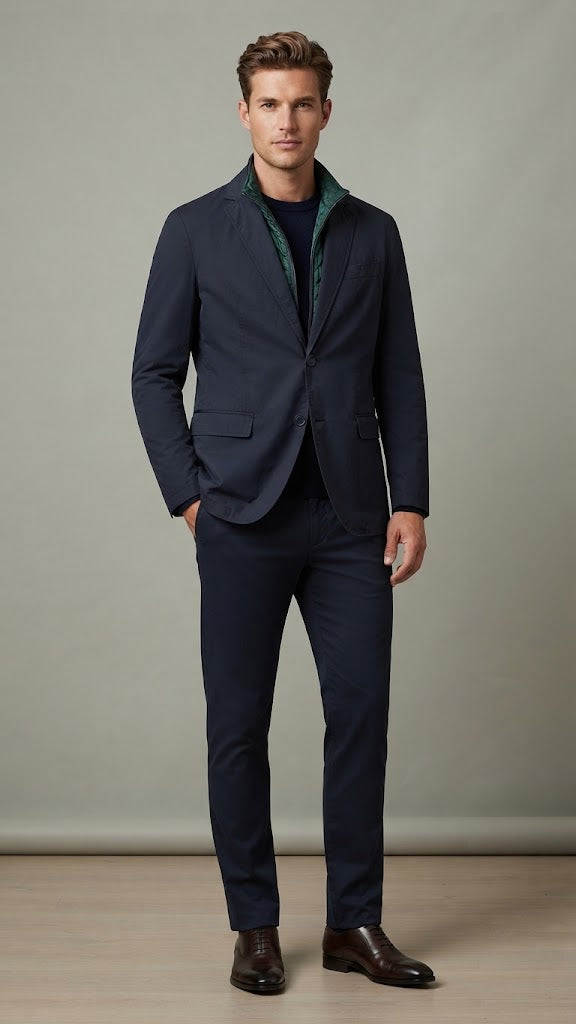 Blazer Azul Marino Selected Hombre 9694