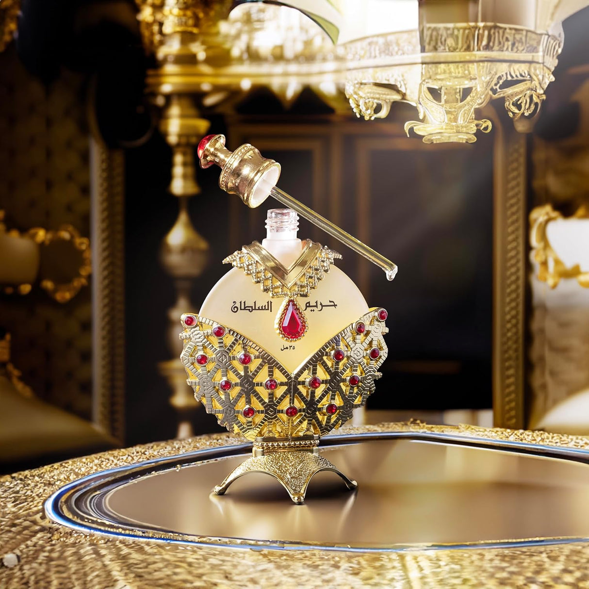 Hareem Al Sultan Khadlaj Concentrated Oil 35Ml Unisex- Inspirado en Amber Oud Gold Edition Al Haramain Perfumes