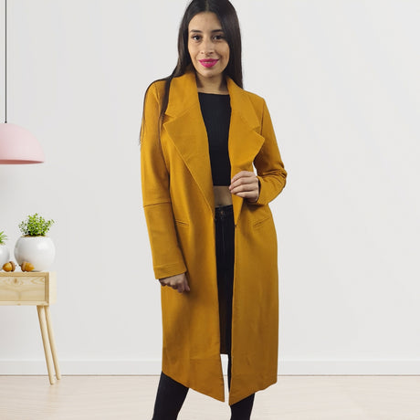 Blazer Vero Moda Mostaza Style GAMBIA SWEAT COAT(BN-ET-3)
