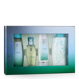 Estuche Rain Drops Ajmal 50ML+200ML S/G+100ML B/L+100g Body Powder Mujer